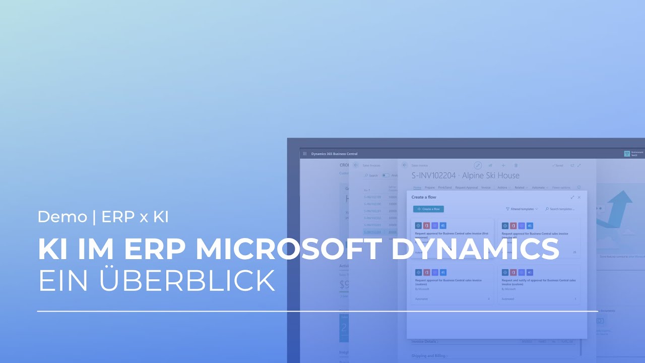 Demo: ERP x KI | KI im ERP Microsoft Dynamics - Ein &Uuml;berblick