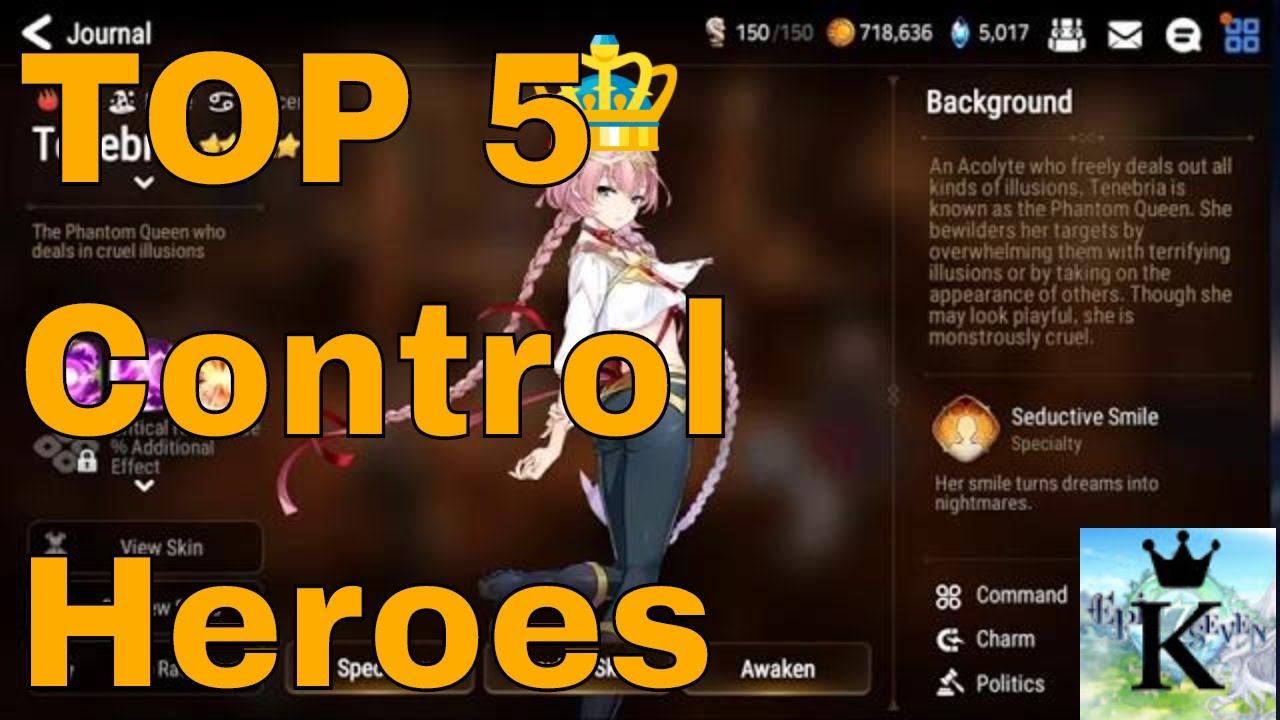 Epic Seven: Top 5 Control Units