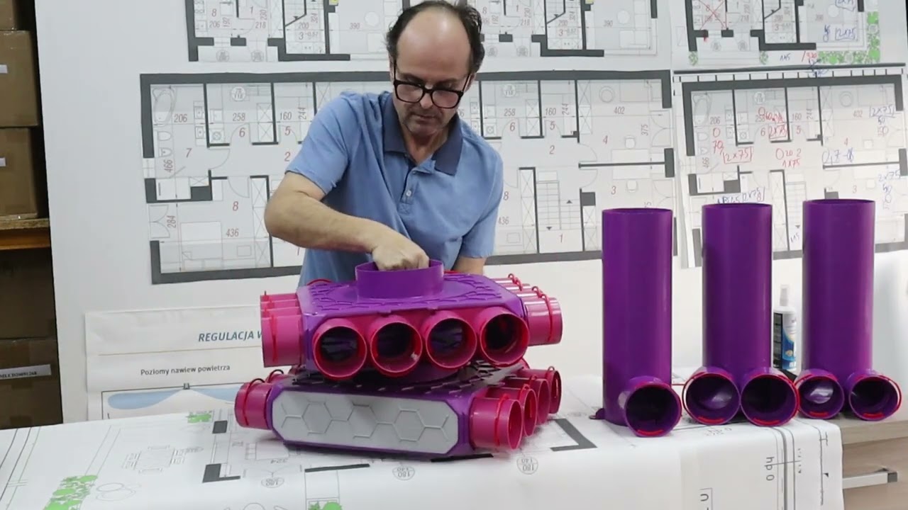 ŁACZENIE SKRZYNEK ROZDZIELCZYCH SYSTEM MAX-VENT GEN2 ŁATWOŚĆ MONTAŻU REKUPERACJI