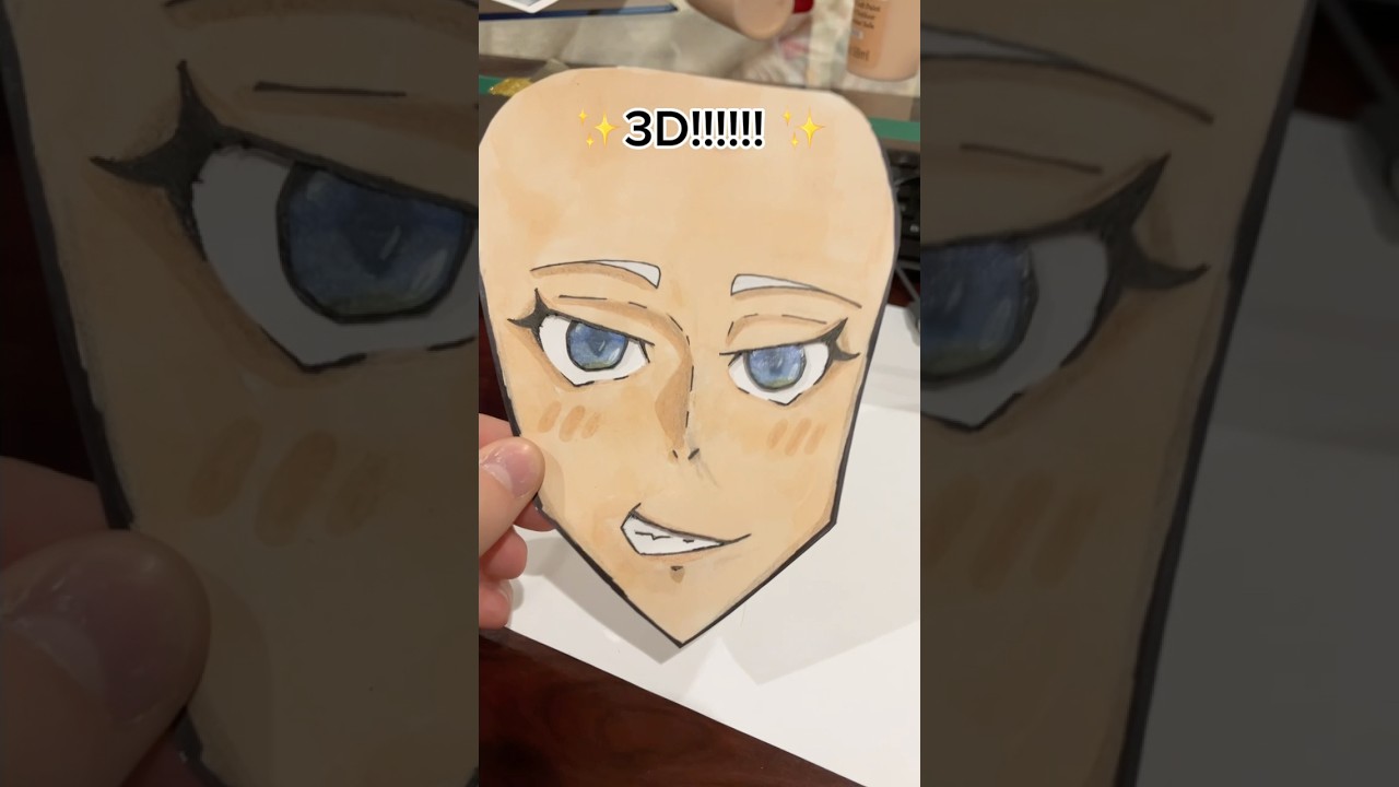 Making 3D layered art of Chuuya (Pt. 1)  #bsd #art #sketchbook #chuuya #layers