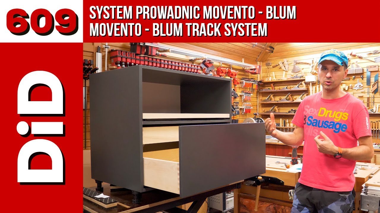 609. System prowadnic MOVENTO - Blum / MOVENTO - Blum track system