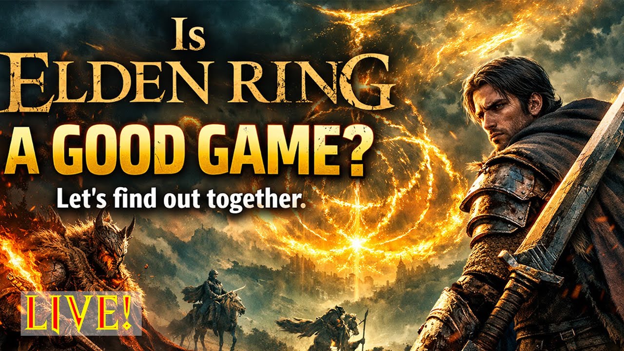 Is Elden Ring Actually Worth the Hype? ⚔️ LIVE First Impressions