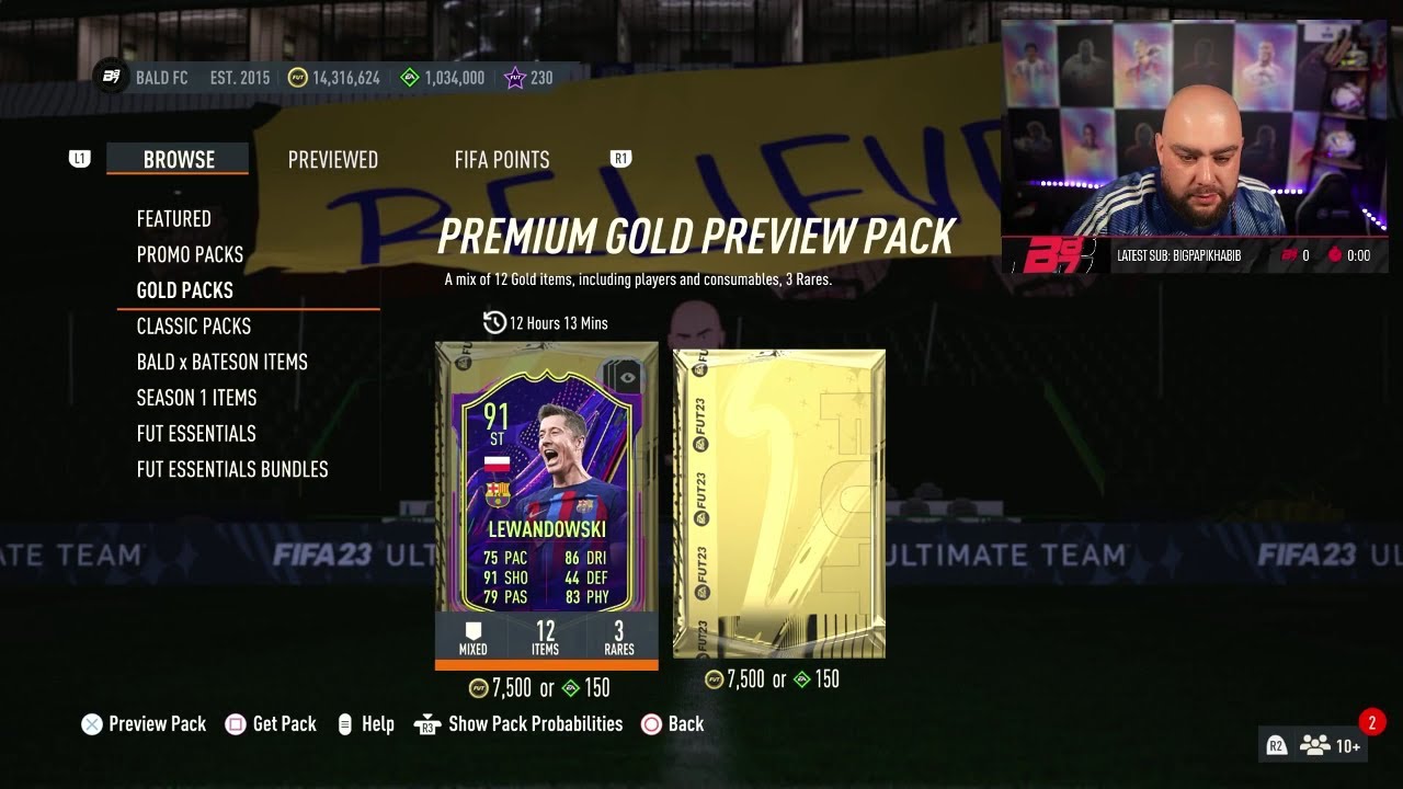 OTW Lewandowski in a Preview Pack