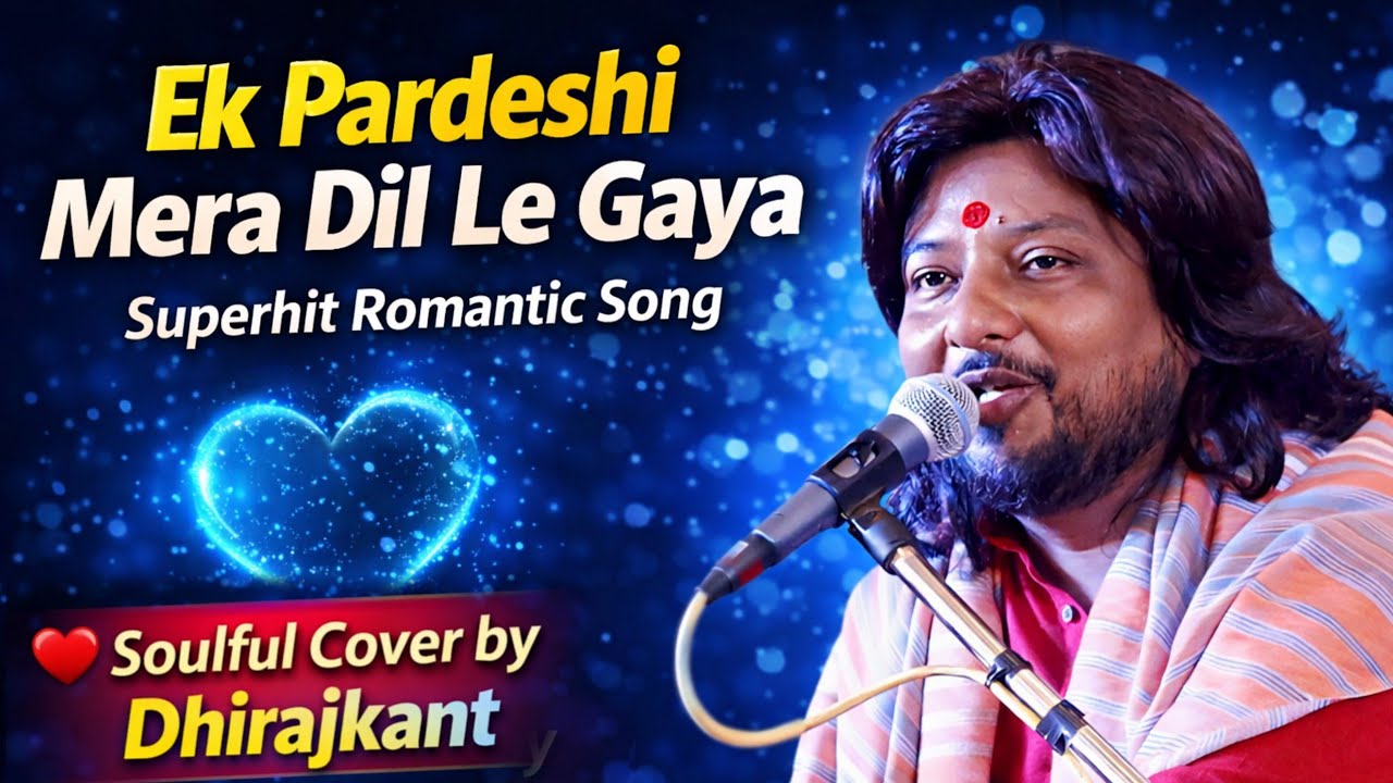 Ek Pardeshi Mera Dil Le Gaya | Superhit Romantic Song | Soulful Cover by Dhirajkant