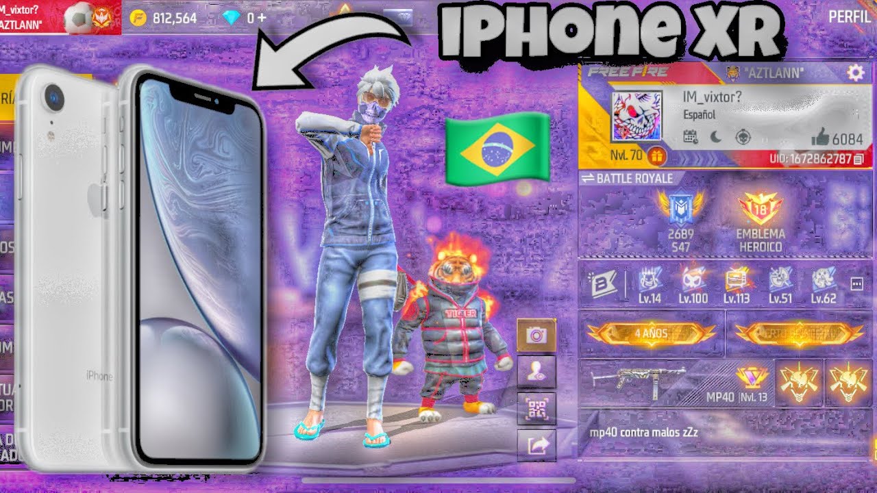 A si corre el iPhone XR en Free Fire en pleno 2025 con iOS 18.6.2 - Tiene lag? 