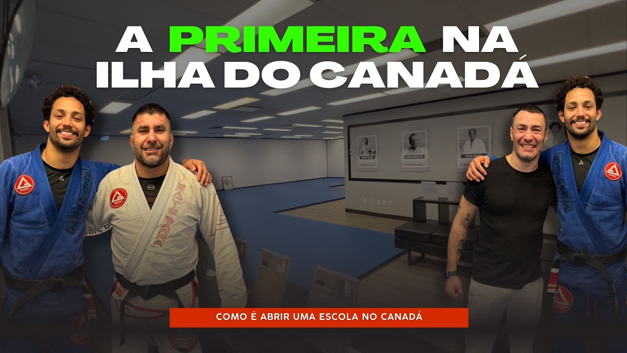 OS PRIMEIROS BRASILEIROS A ABRIR UMA ESCOLA DE BJJ NA ILHA NO CANADA | GUTO E PATO
