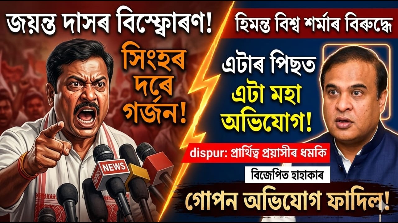 মুখ্যমন্ত্ৰীৰ বিৰুদ্ধে জয়ন্ত দাসৰ ভয়ংকৰ বিস্ফোৰণ ! দিছপুৰত কিয় হাহাকাৰ? চকু কপালত উঠিব আপোনাৰো !