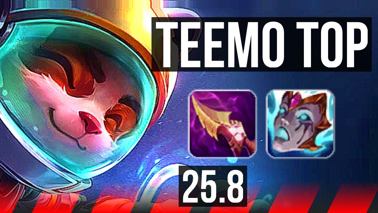 TEEMO vs SHEN (TOP) | 4/1/3 | KR Master | 25.8
