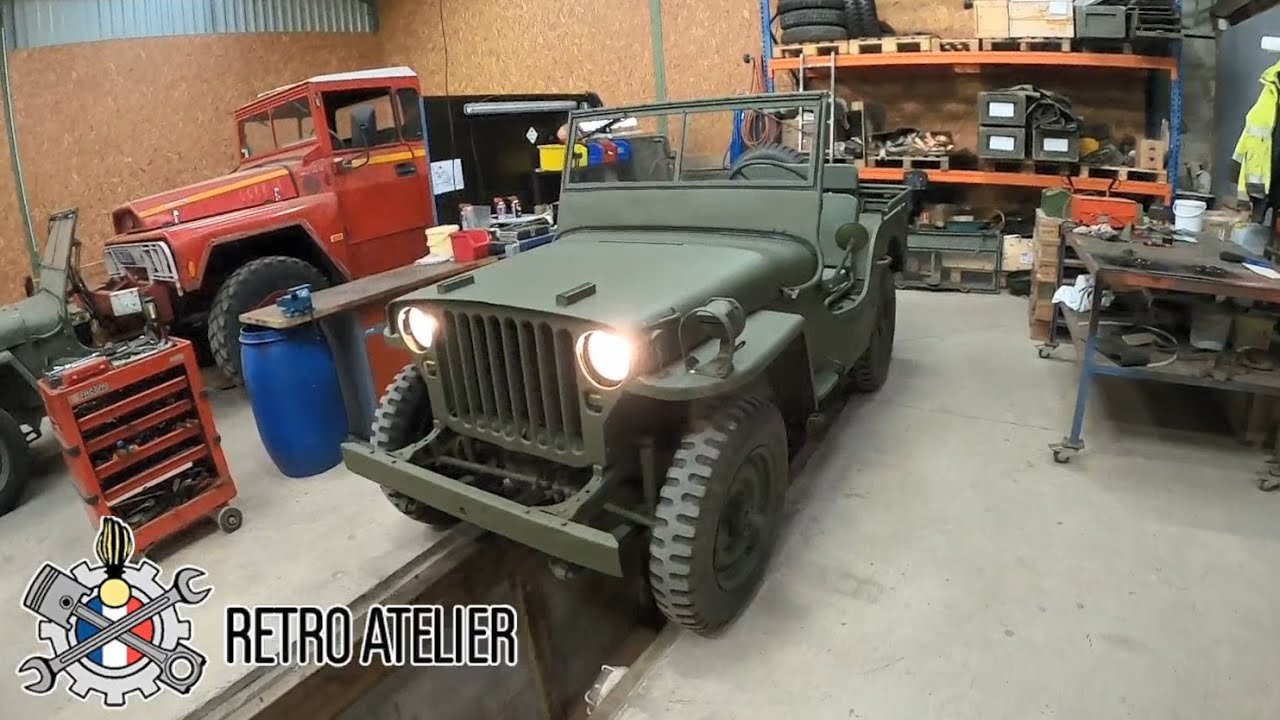 Retro-Atelier - Opération Electricité sur la Jeep