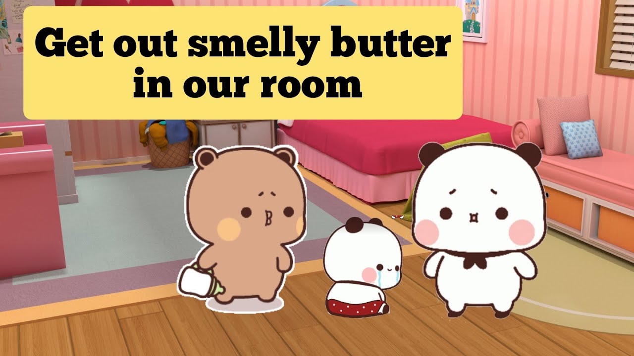 Butter poo in candy's room | bubu dudu stories