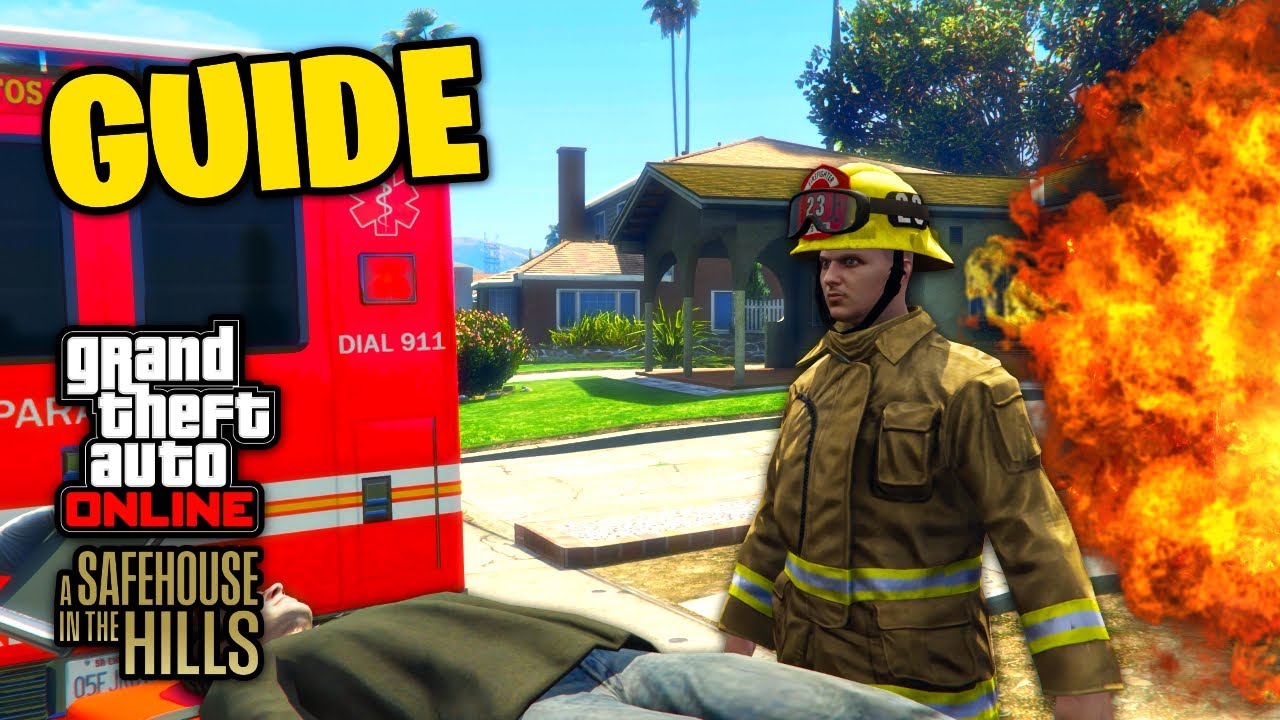 GUIDE Job du Pompier + RÉCOMPENSE GTA5 Online