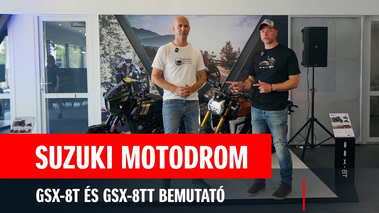 GSX-8T és 8TT bemutató - Suzuki Motodrom