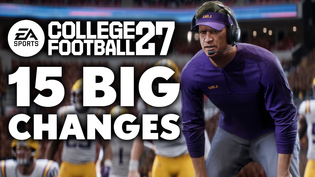EA SPORTS College Football 27 vs College Football 26 - 15 BIGGEST Differences You May Not Know