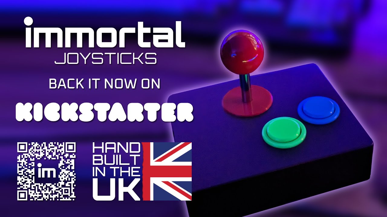 Immortal Joysticks - Modern arcade joysticks for your retro systems