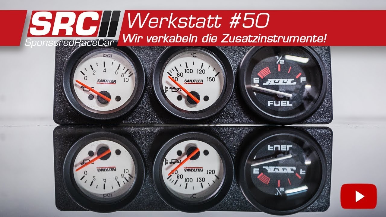 Wir verkabeln die Zusatzinstrumente! | Werkstatt #50 - SponsoredRaceCar