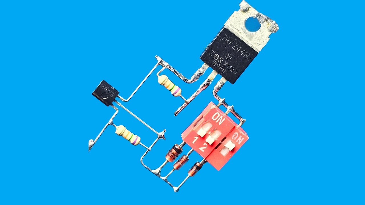 G&Uuml;&Ccedil;L&Uuml; MOSFET VOLTAJ REG&Uuml;LAT&Ouml;R&Uuml; &ndash; ENTEGRE DEVRE YOK, AKILLI TRANSİSTOR GERİ BESLEME!