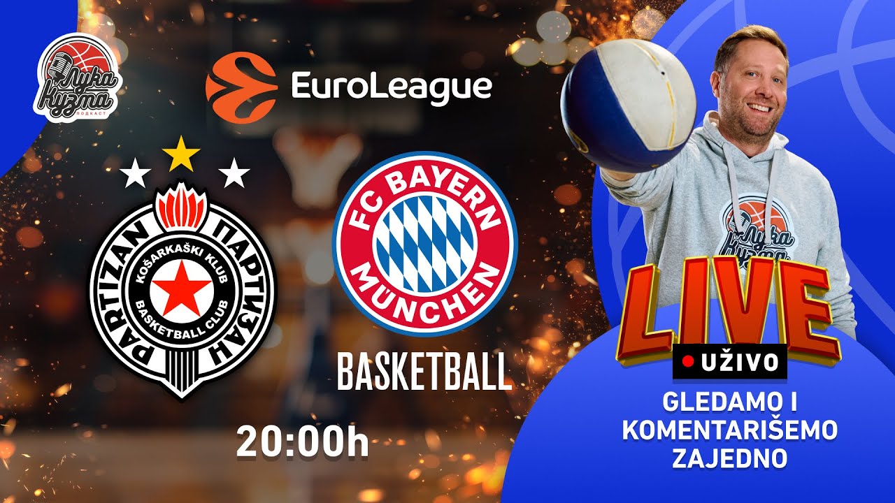 Partizan - Bajern | Evroliga 2025/26 LIVE