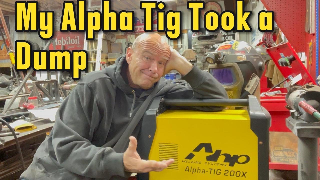 Мой сварочный аппарат Alpha Tig вышел из строя.