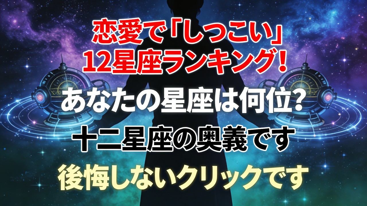 恋愛で「しつこい」12 星座ランキング！あなたも執着してるかも？