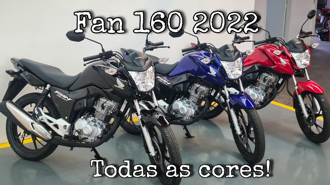 FAN 160 2022 TODAS AS CORES, QUAL VOCÊ ESCOLHE??