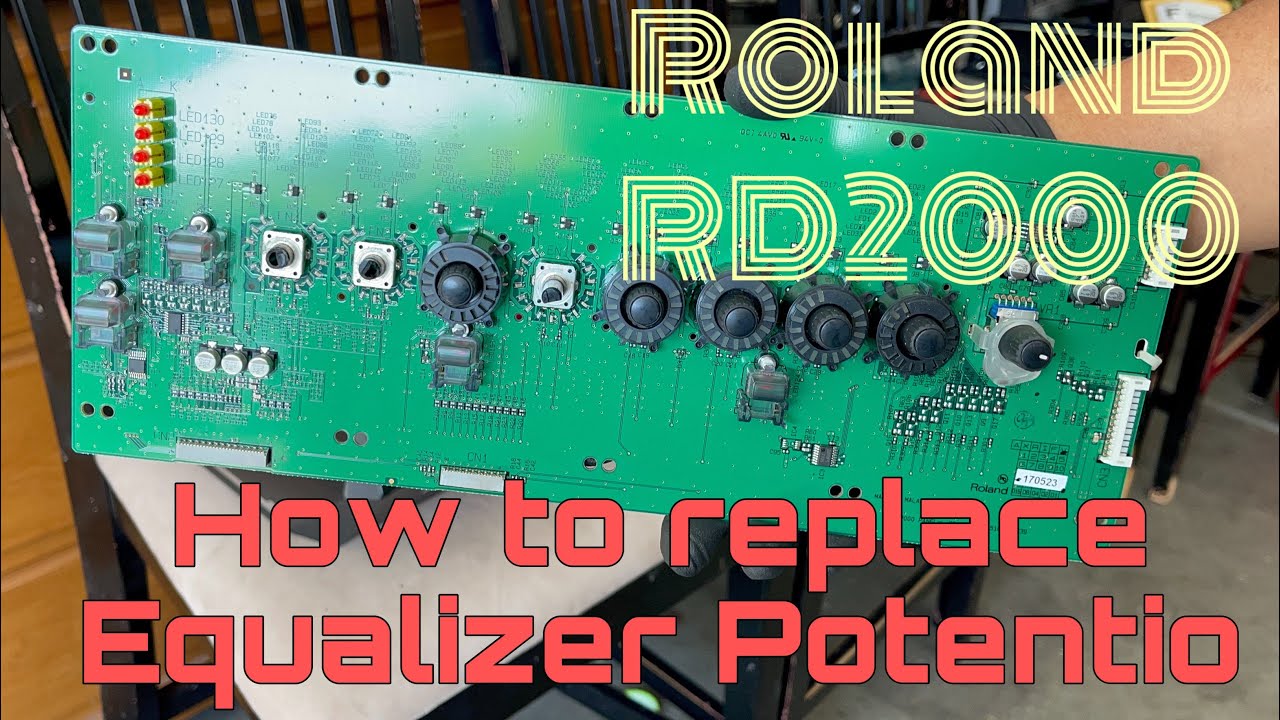 How to replace Equalizer potentiometer for Roland RD-2000