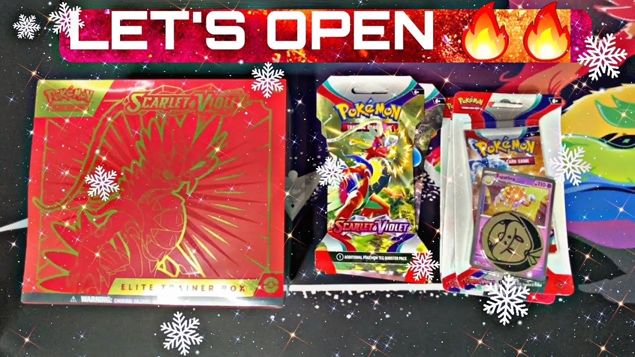 LETS OPEN SOME POKEMON SCARLET ETB & PACKS