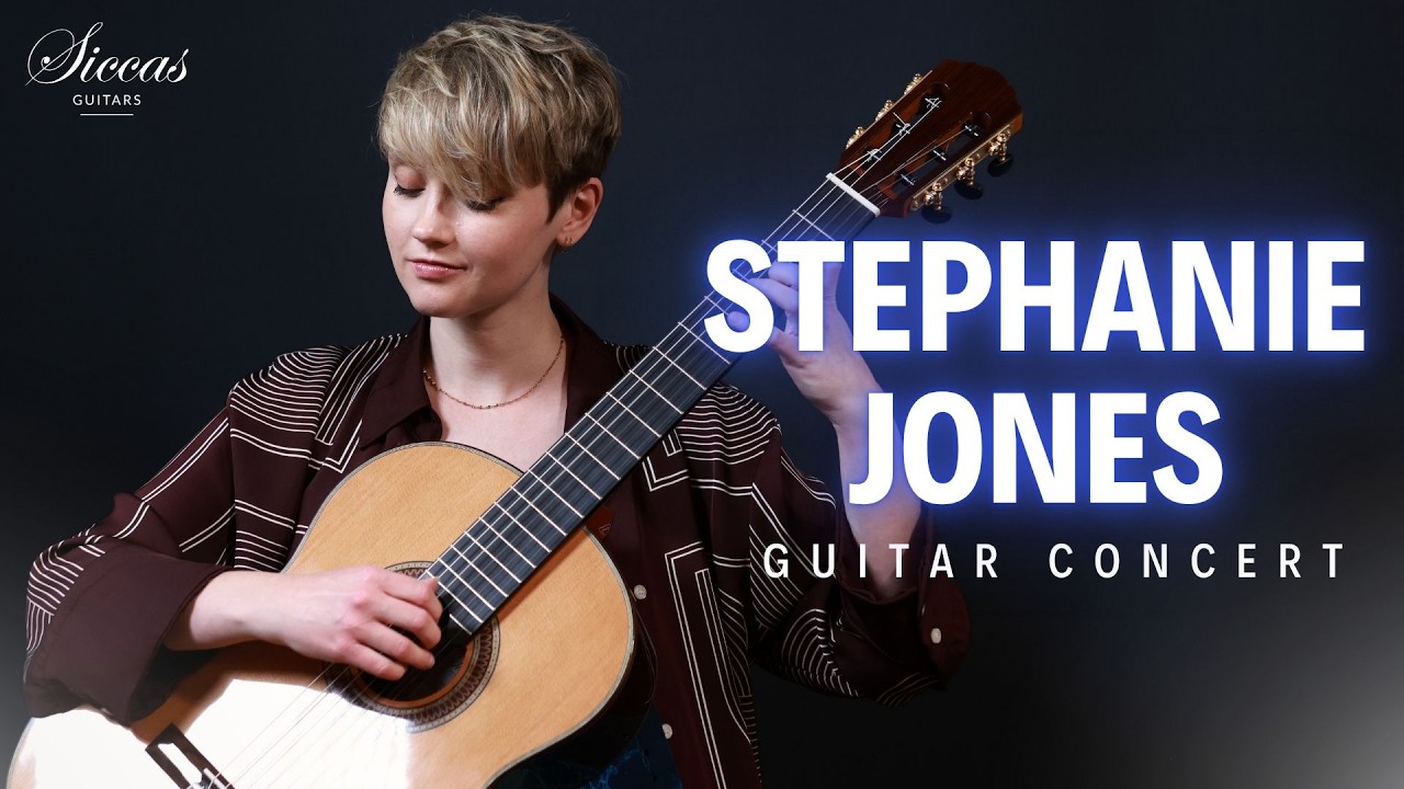 STEPHANIE JONES - Tiny Concert on Siccas Luthiers Guitars  | Works by Assad, Reis