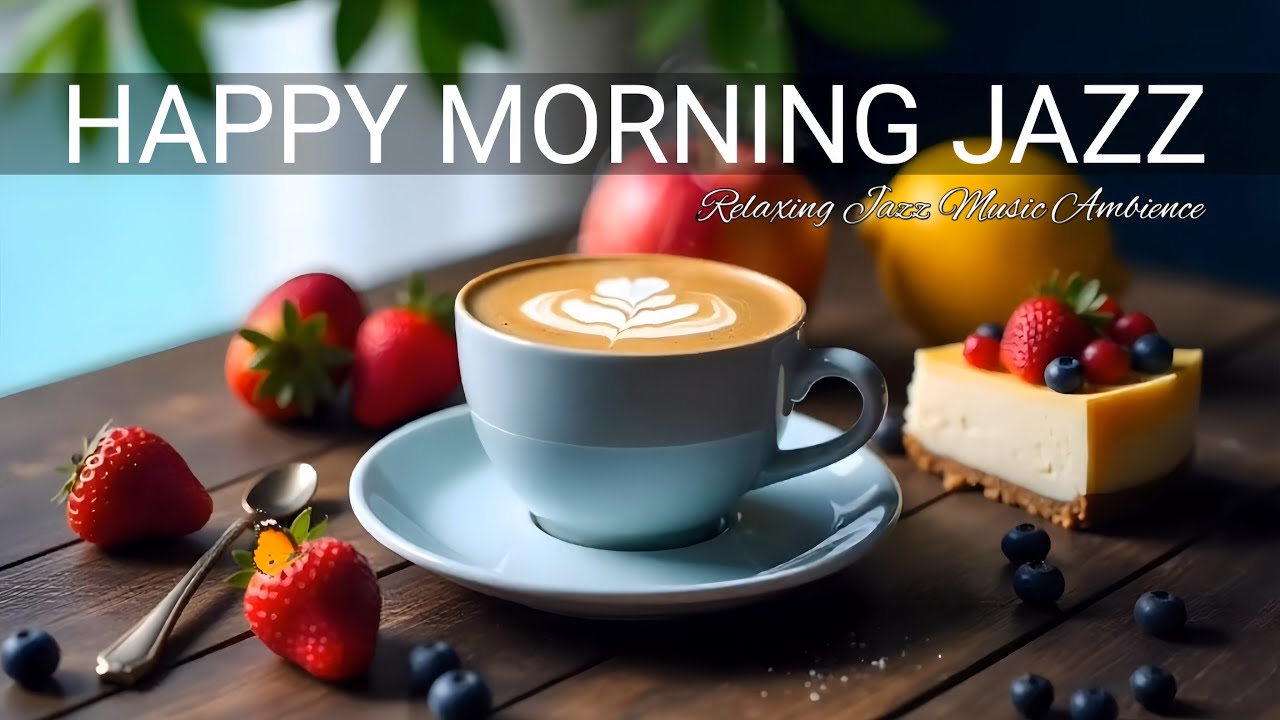 Happy Morning Jazz ☕ Relaxing and Calming Bossa Nova Coffee for Focus, Study, Work & Relaxation 🎶🎷