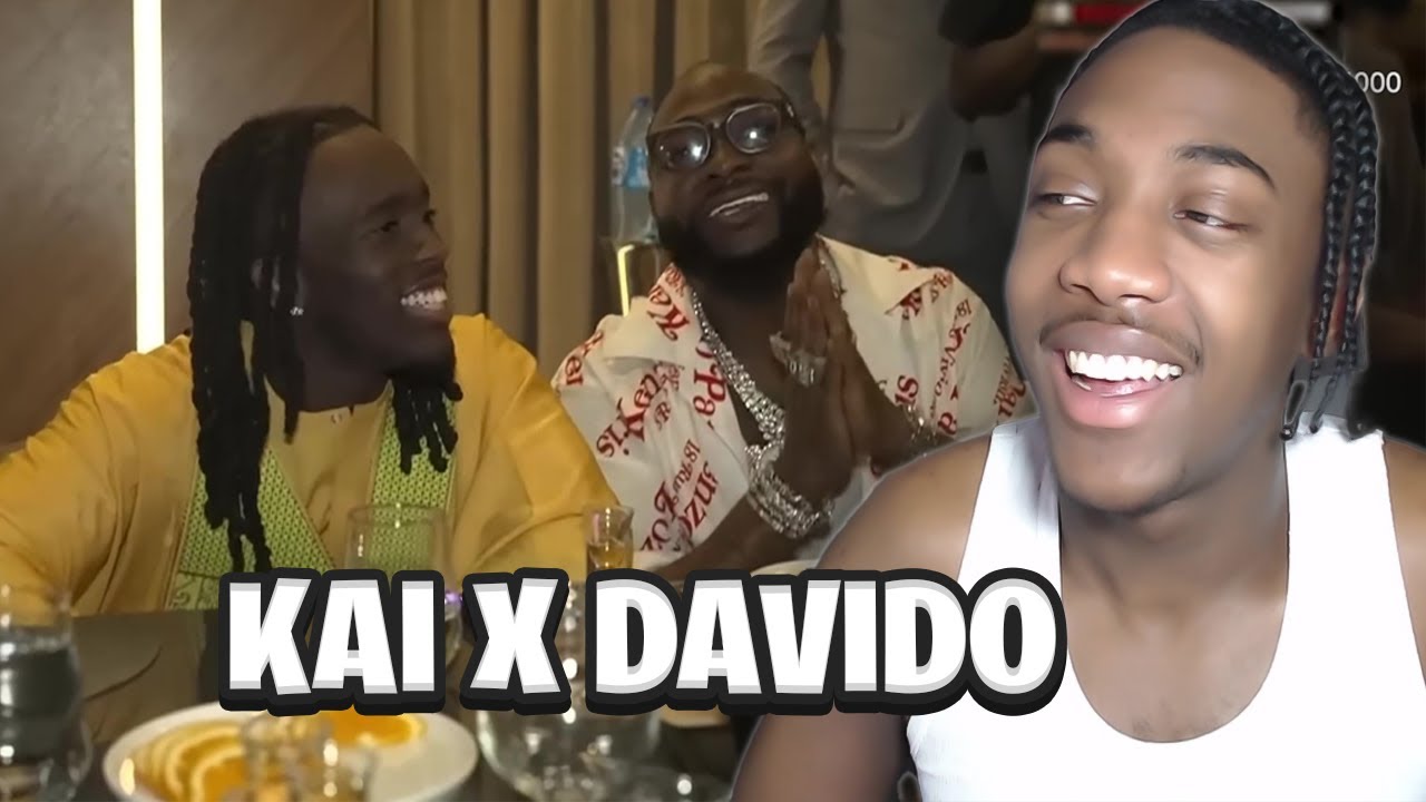 Kai Cenat Meets Davido In Nigeria - REACTION