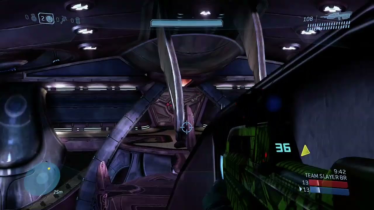 MCC/ Halo 2/ PvP & MP/ Midship/ Crouch jump to get onto roof.