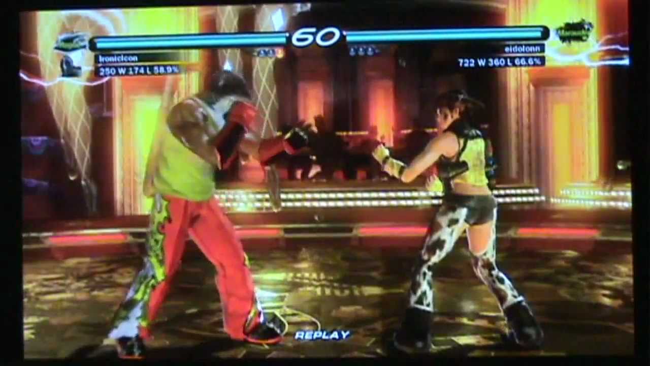 IronicIcon Armor King #2 - Tekken 6 Armor King vs Bruce, Steve, & Julia