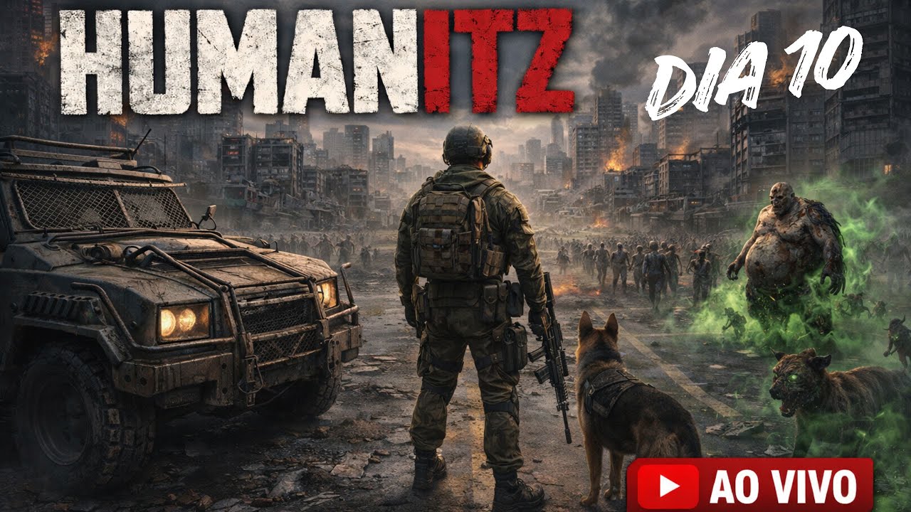 //💥🔴 LIVE HumanitZ | Tentando Não Virar Zumbi  😱 💥\\fazendo missão atrais da chave do bunker//