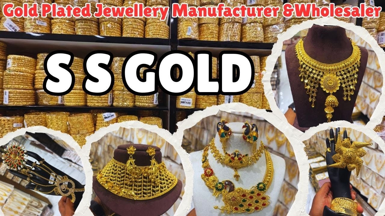 Gold Plated Jewellery Wholesale | Semi Forming Jewellery Original Manufacturer In Kolkata Barabazar