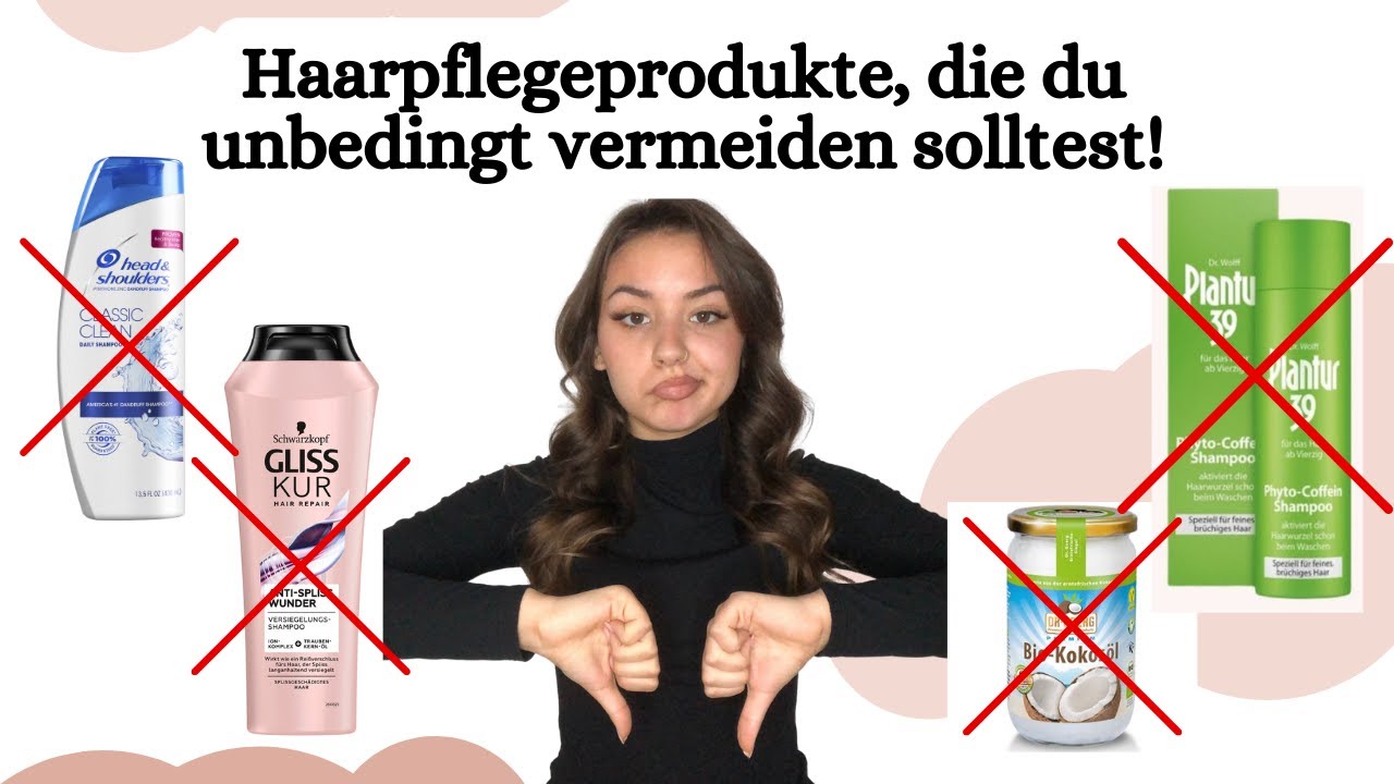 Diese Haarprodukte vermeiden.