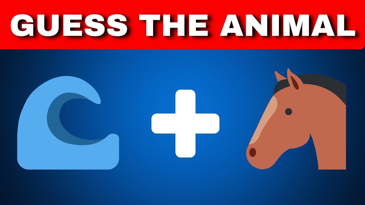 Guess the Animal by Emoji 🐶🐟 | 20 Animal Emoji Quiz Challenge