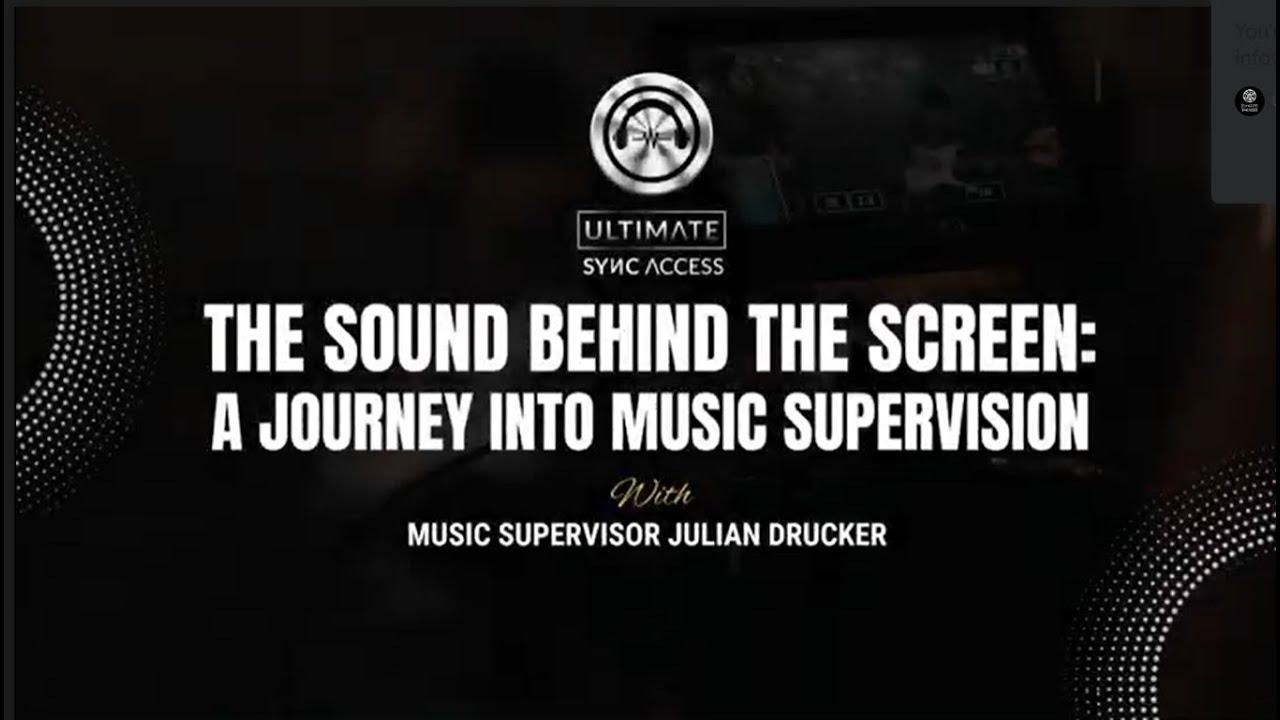 Ultimate Sync Access | Podcast Series with Music Supervisor Julian Drucker