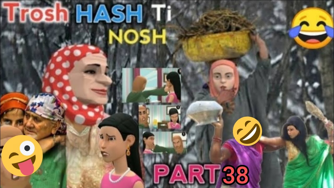Trosh Hash to Nosh 😜🍉⏰ part 38 season 2@kashmiricartoonverse