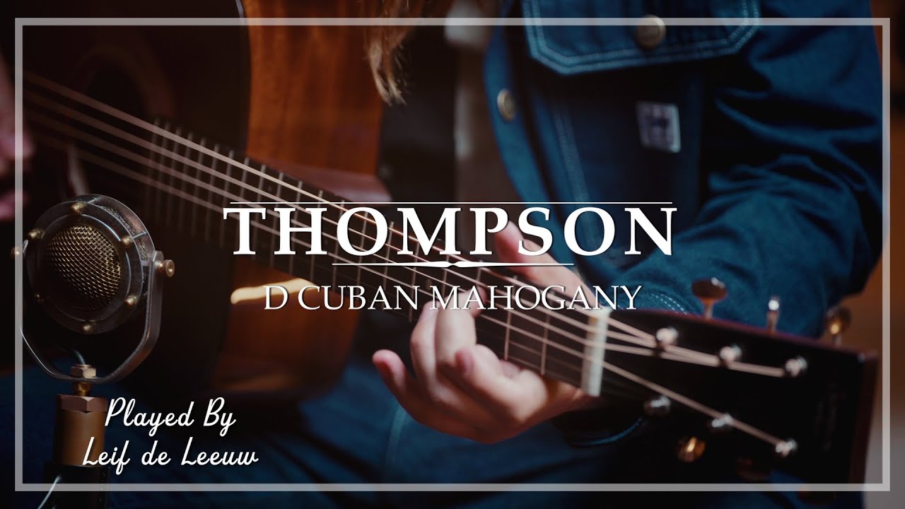 Thompson D CMA Cuban Mahogany Adirondack Vintage Red Burst played by Leif de Leeuw | Demo