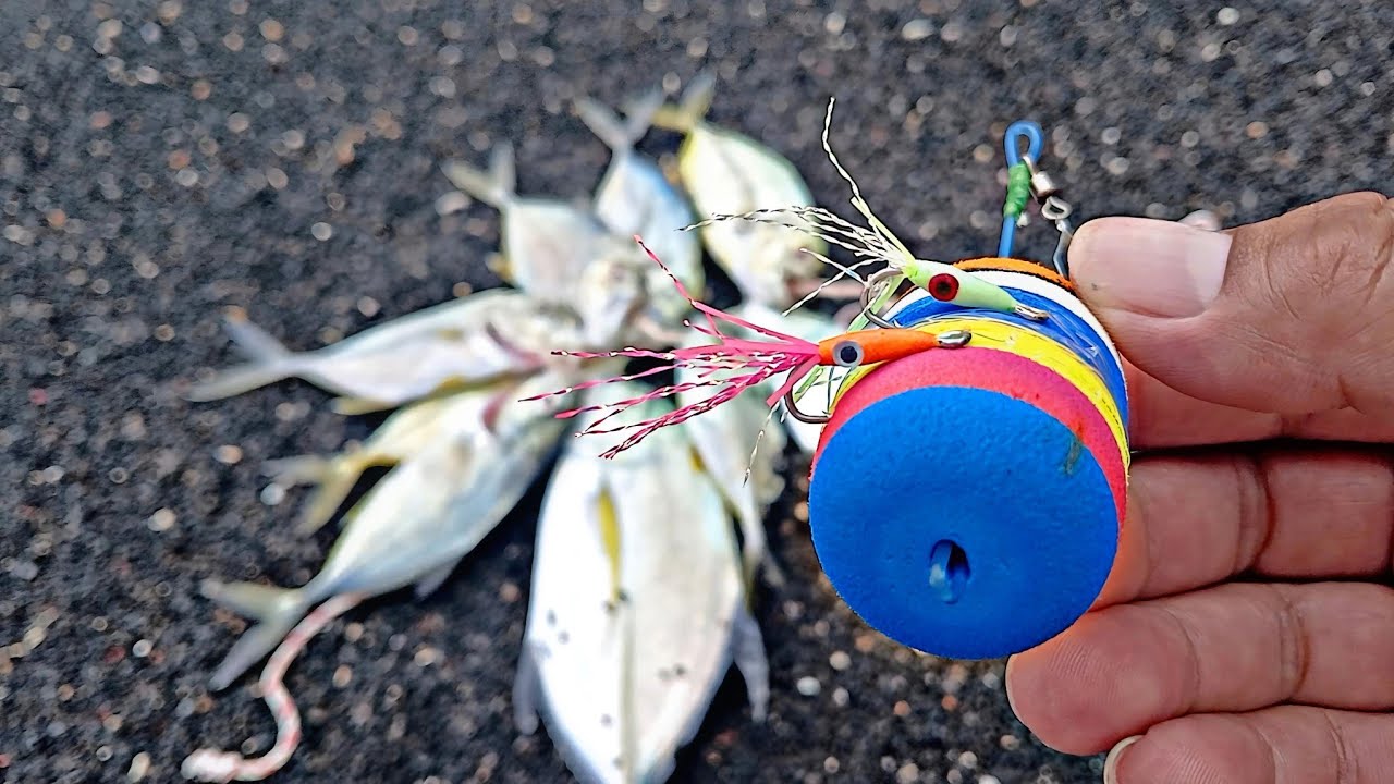 mancing pinggiran di spot baru pakai sabiki kusus baby gt | ultralight casting