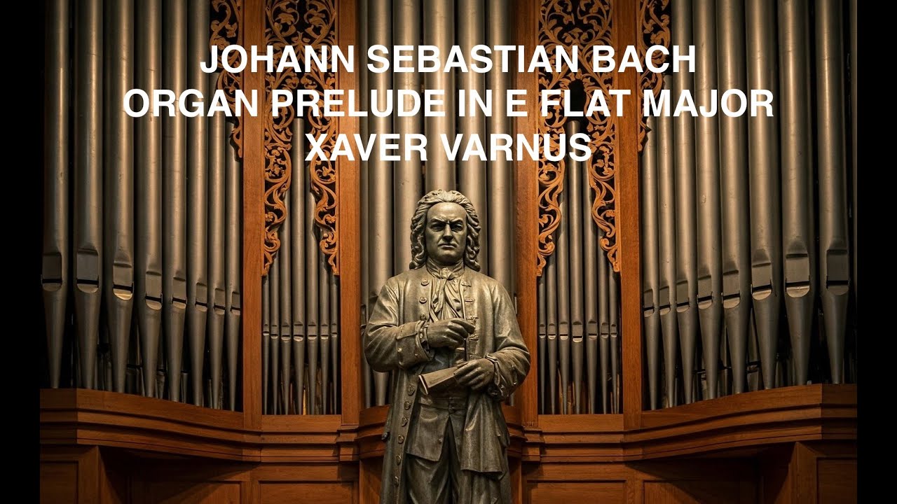 XAVER VARNUS PLAYS BACH'S ORGAN PRELUDE IN E-FLAT MAJOR - YORKMINSTER PARK BAPTIST CHURCH IN TORONTO