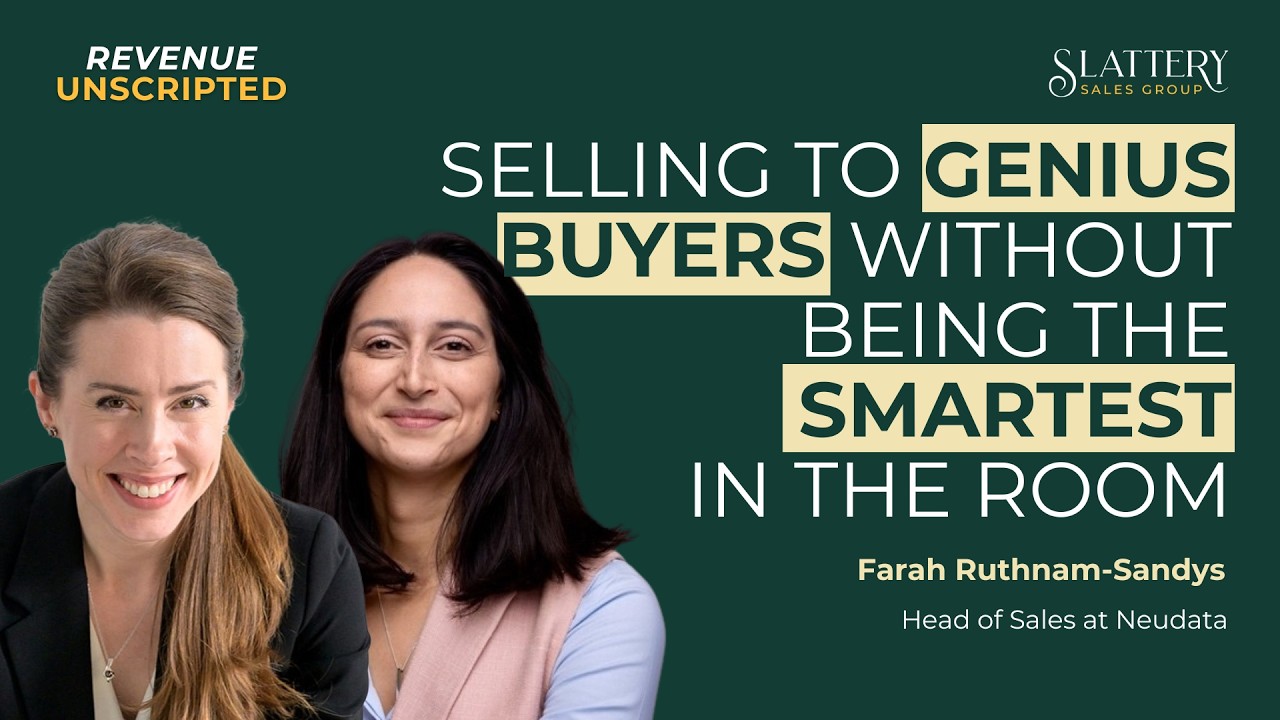 S01 E05 - Selling to Genius Buyers Without Being the Smartest in the Room | Farah Ruthnam-Sandys