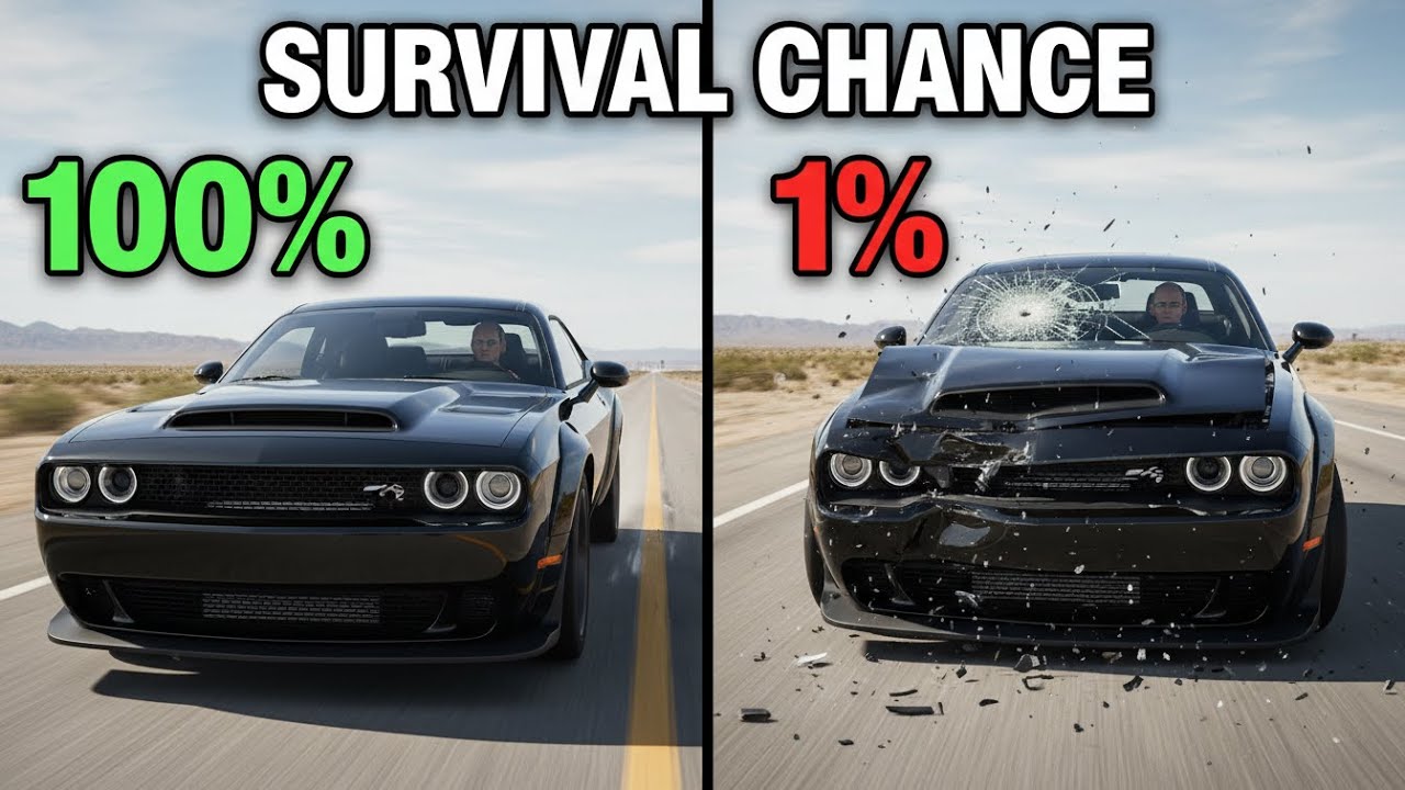 BeamNG.drive Survival Chance Test (With Dummies) | Realistic Crashes #8