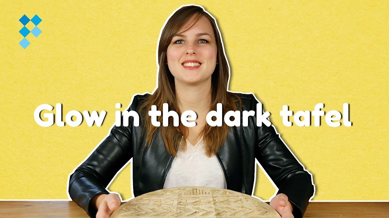 CreaChick maakt een glow-in-the-dark tafeltje! |  DIY tutorial