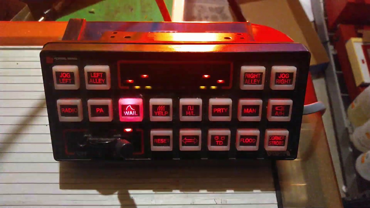 Federal Signal Vision SL Siren Demo