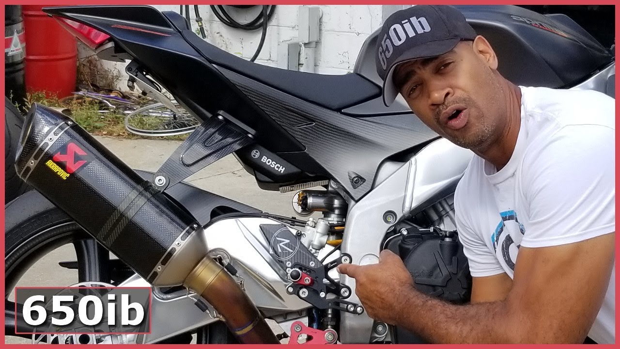 2019 Aprilia RSV4 1100 Factory | LighTech Rearsets Installed!