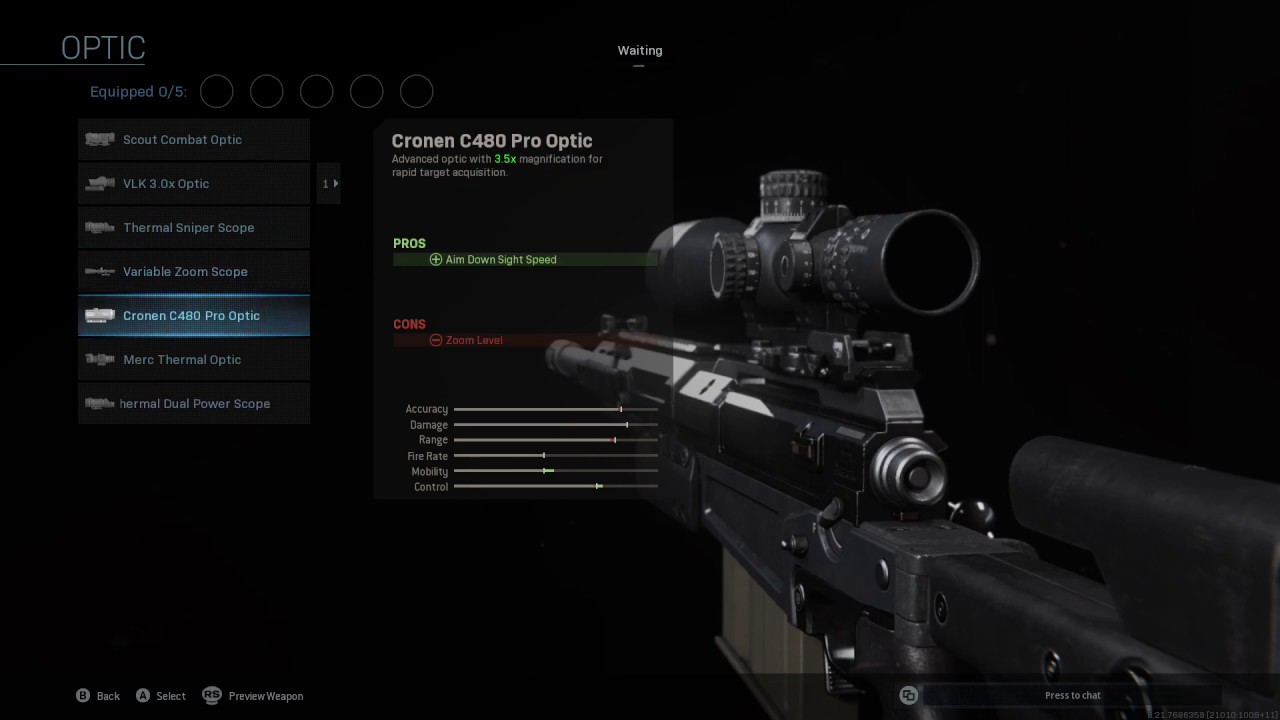 Call of Duty Modern Warfare: All Attachments For AX-50 in Gunsmith (No Commentary)