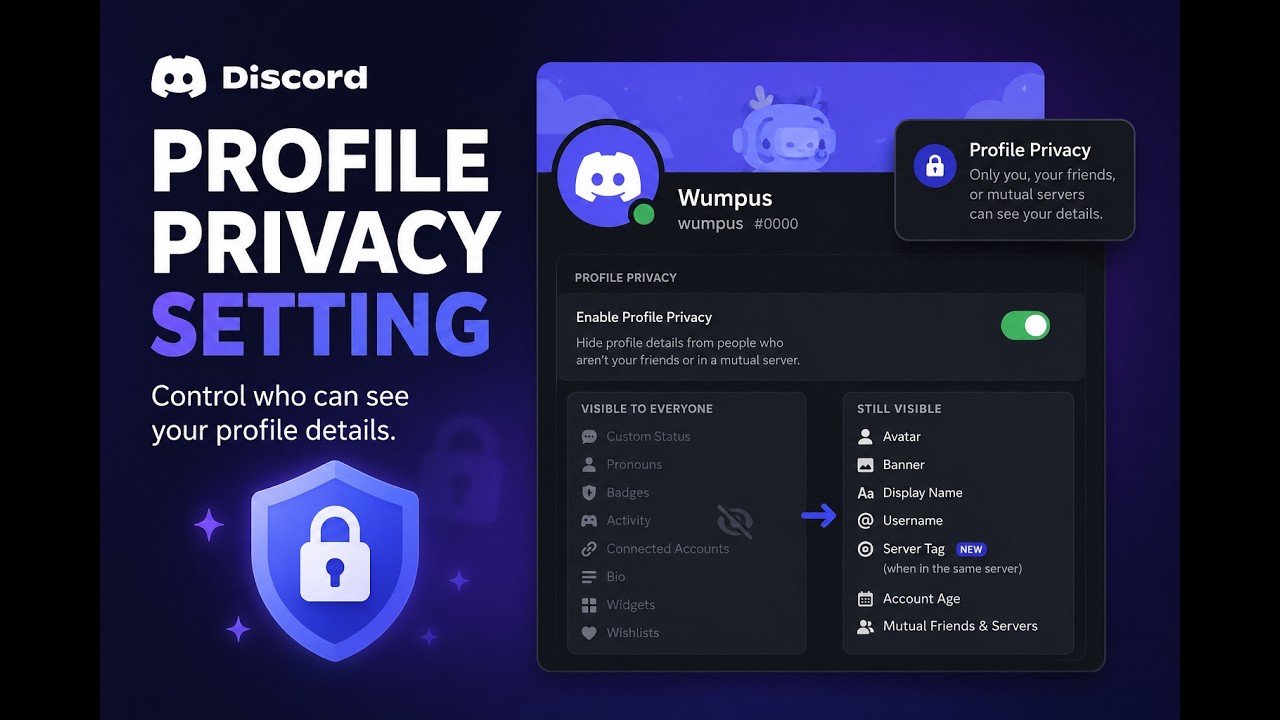 Discord's New Profile Privacy Setting &mdash; Protect Your Profile with One Toggle! 🔒