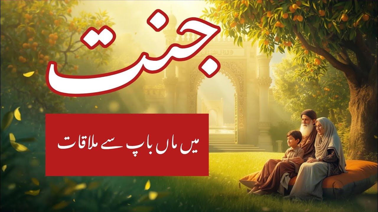 Jannat Main Apne Maa Baap Se Mulaqat Kese Ho Gi | Jannat Ka Manzar | Noor -e-Raabta 