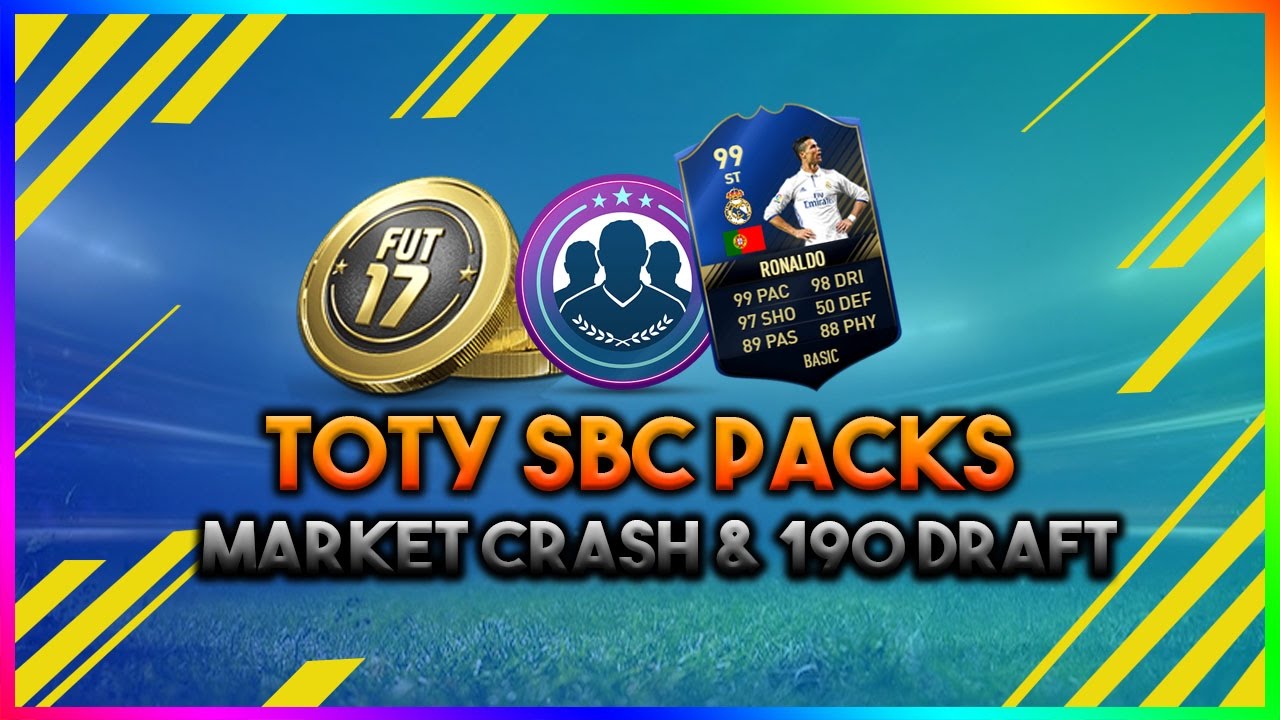 FIFA 17 | TOTY GUARANTEE SBC? HUGE MARKET CRASH | 190 DRAFT *MUST WATCH*