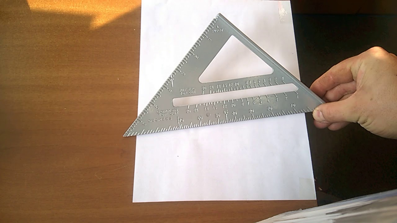 7 Inch Aluminum Alloy Triangle Ruler